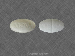 Pill MOVA MO3 1.5 White Elliptical/Oval is Glyburide (Micronized)