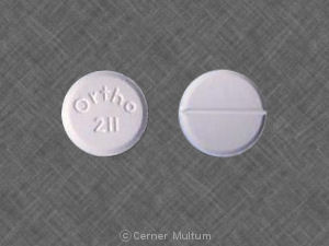 Pill Ortho 211 White Round is Grifulvin V