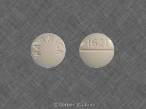 Pill WARRICK 1621 White Round is Griseofulvin (Ultramicrocrystalline)