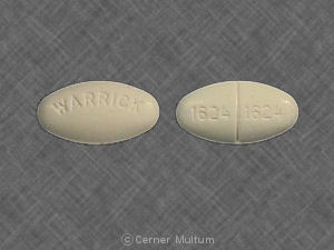 Griseofulvin (ultramicrocrystalline) 330 mg WARRICK 1624 1624