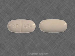 Pill MP 424 White Elliptical/Oval is Guaifenesin and Pseudoephedrine Hydrochloride SR