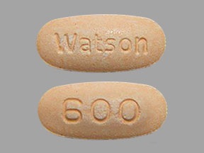 Pill Watson 600 Orange Oval is Mucus D