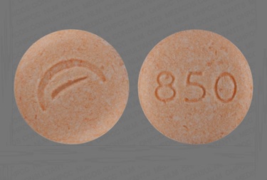 Guanfacine hydrochloride extended-release 1 mg Logo (Actavis) 850