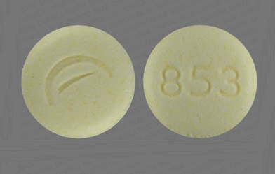 Guanfacine hydrochloride extended-release 3 mg Logo (Actavis) 853