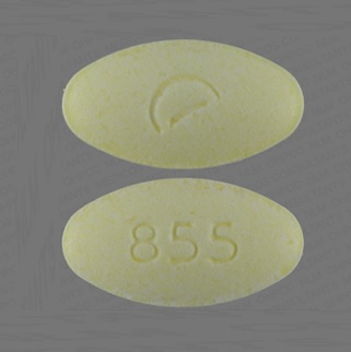 Guanfacine hydrochloride extended-release 4 mg Logo (Actavis) 855