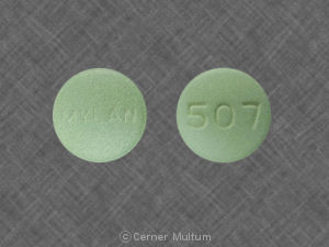 Hydrochlorothiazide and methyldopa 15 mg / 250 mg MYLAN 507