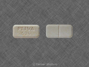 Hydrochlorothiazide and triamterene 25 mg / 37.5 mg PLIVA 534