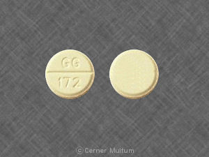 Hydrochlorothiazide and triamterene 50 mg / 75 mg GG 172