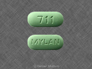 Hydrochlorothiazide and methyldopa 25 mg / 250 mg MYLAN 711