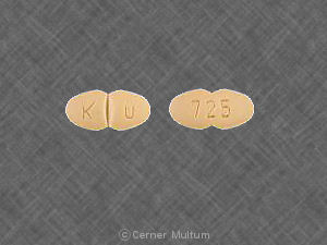 Hydrochlorothiazide and moexipril hydrochloride 25 mg / 15 mg K U 725