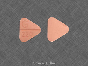 Hydrochlorothiazide and quinapril hydrochloride 12.5 mg/ 20 mg G 220