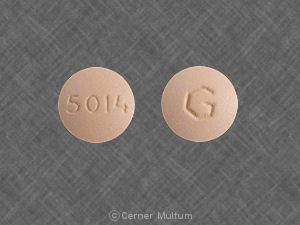 Pill 5014 G Beige Round is Hydrochlorothiazide and Spironolactone