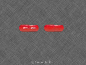 Pill Z 2950 Z 2950 Red Capsule/Oblong is Hydrochlorothiazide and Triamterene