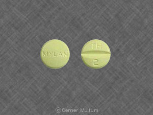 Hydrochlorothiazide and triamterene 50 mg / 75 mg MYLAN TH 2