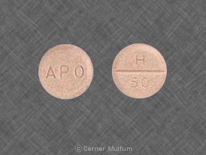 Hydrochlorothiazide 50 mg APO H 50