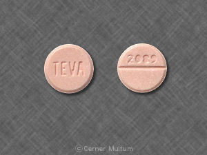Pill TEVA 2089 Orange Round is Hydrochlorothiazide