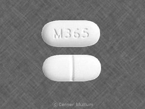 Acetaminophen and hydrocodone bitartrate 325 mg / 5 mg M365