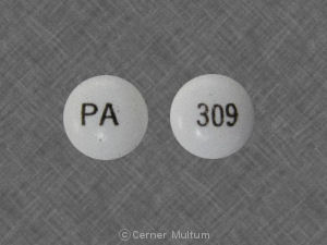 Hydroxyzine hydrochloride 50 mg 309 PA