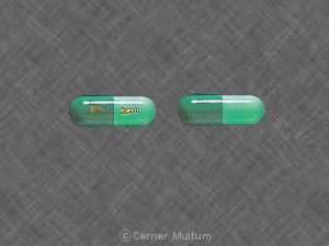 Pill Z 2911 Z 2911 Green Capsule/Oblong is Hydroxyzine Pamoate