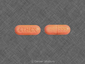 Pill ETHEX 237 Orange Elliptical/Oval is Hyoscyamine Sulfate SR