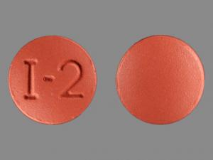 Pill I-2 Brown Round is Ibuprofen