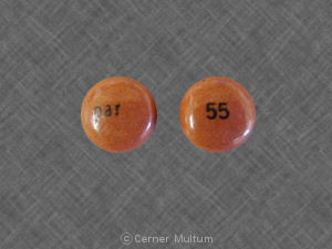 Imipramine hydrochloride 25 mg par 55