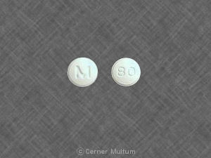 Indapamide 2.5 mg M 80