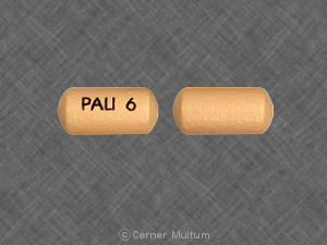 Pill PALI 6 Beige Oval is Invega