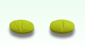 Pill N 60 Yellow Oval is Isosorbide Mononitrate Extended-Release