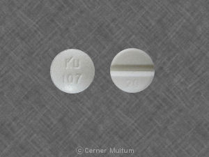 Isosorbide mononitrate 20 mg KU 107 20