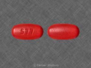 Pill 577 Red Capsule-shape is Janumet