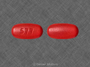 Pill 577 Red Capsule/Oblong is Janumet