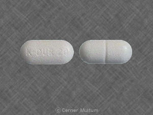 Pill K-DUR 20 is K-Dur 20 20 mEq