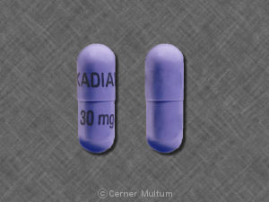 Morphine sulfate extended release 30 mg KADIAN 30 mg