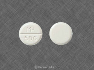 Pill MP 500 White Round is Ketoconazole
