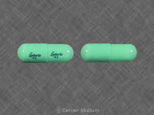 Pill Lederle K2 Lederle K2 Green Capsule-shape is Ketoprofen