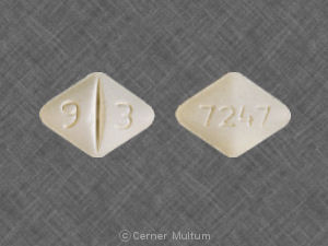 Pill 9 3 7247 Yellow Four-sided is Lamotrigine