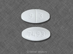 Pill 9 3 7493 White Elliptical/Oval is Levetiracetam.