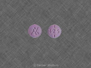 Pill LOGO 125 Purple Round is Levothroid