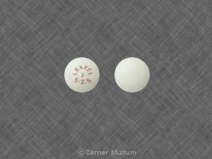 Pill LEXXEL 2 5-2.5 White Round is Lexxel