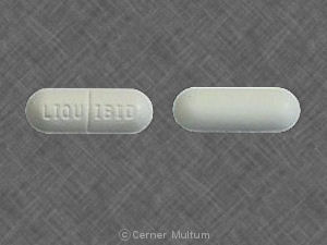 Pill LIQU IBID is Liquibid 600 mg