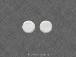 Pill GP 111 White Round is Lisinopril