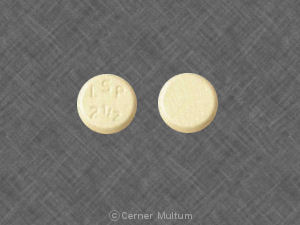 Pill LSP 2 1/2 Yellow Round is Lisinopril
