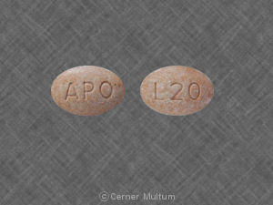 Lisinopril 20 mg APO L20