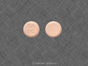 Pill GP 114 Pink Round is Lisinopril