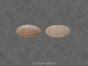 Lisinopril 5 mg E 54