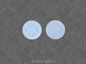 Hydrochlorothiazide and lisinopril 12.5 mg / 20 mg WATSON 861