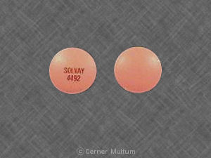 Pill Imprint SOLVAY 4492 (Lithobid 300 mg)