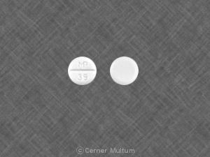 Pill MP 39 White Round is Lorazepam