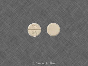Pill MP 96 White Round is Lorazepam